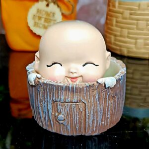Cute Baby Head Shaking Decorative Bobblehead Doll