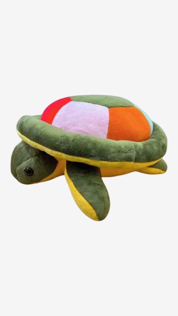 ColorShell – Multicolor Plush Tortoise Buddy 🐢🌈