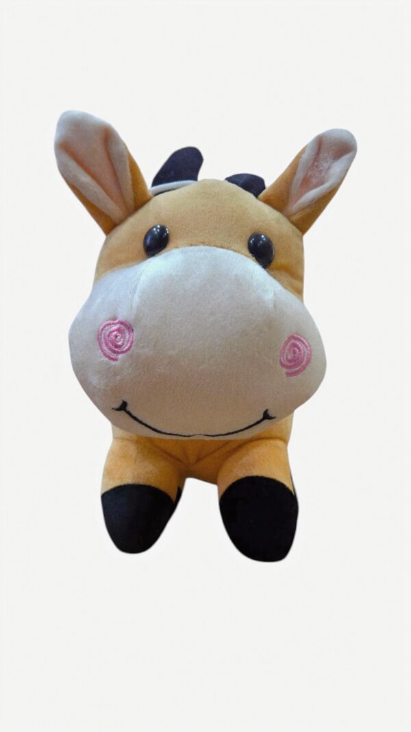 Heart-Spotted Cow Plush – Soft, Smiley & Full of Moo-d! - Image 2