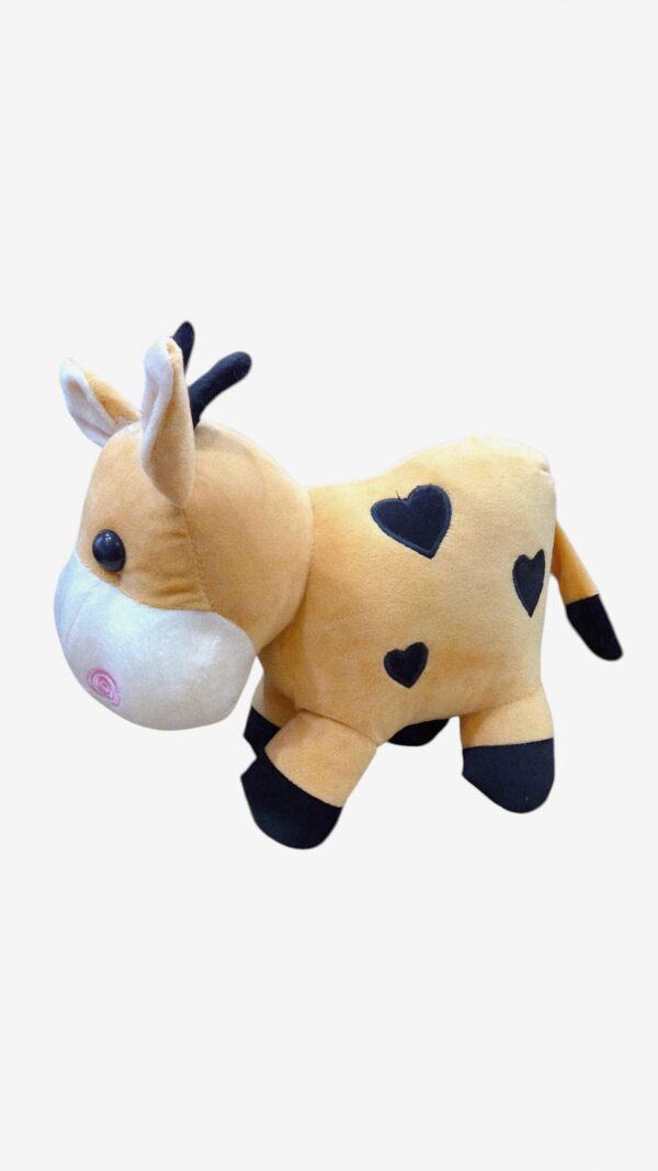 Heart-Spotted Cow Plush – Soft, Smiley & Full of Moo-d!
