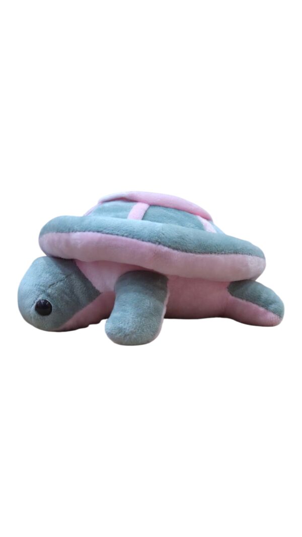SnuggleShell – Grey & Pink Tortoise Plush Premium