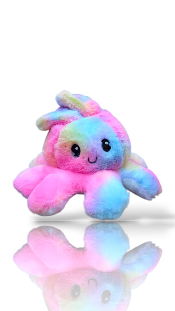 Rainbow Octopus – Soft Colourful Plush Toy 🐙🌈 Adorable
