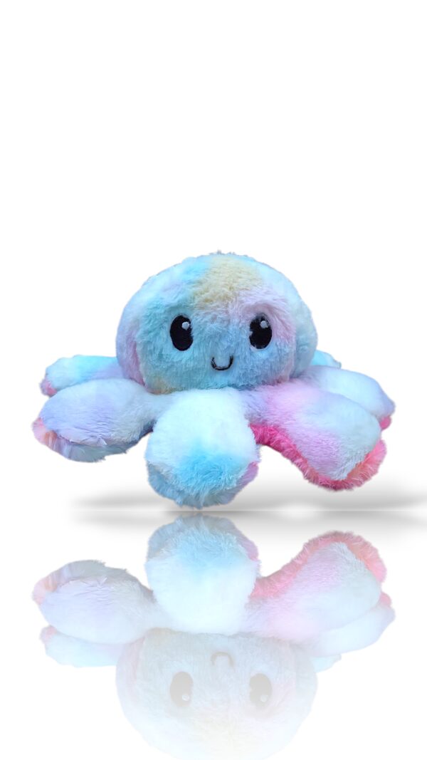 Rainbow Octopus – Soft Colourful Plush Toy 🐙🌈 Adorable - Image 4