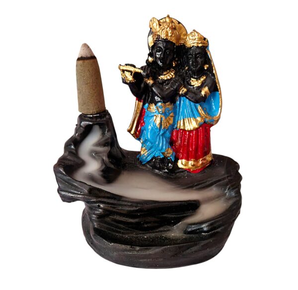 🌸Radha Krishna Smoke Fountain-Divine Bliss in Every Flow🌸