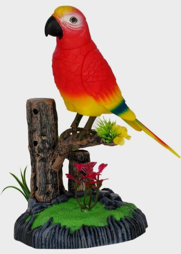 Sound Control Parrot Realistic Moving Bird-Chirping (30cm)