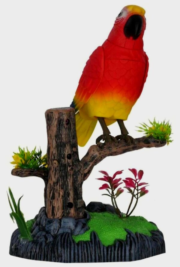 Sound Control Parrot Realistic Moving Bird-Chirping (30cm) - Image 2