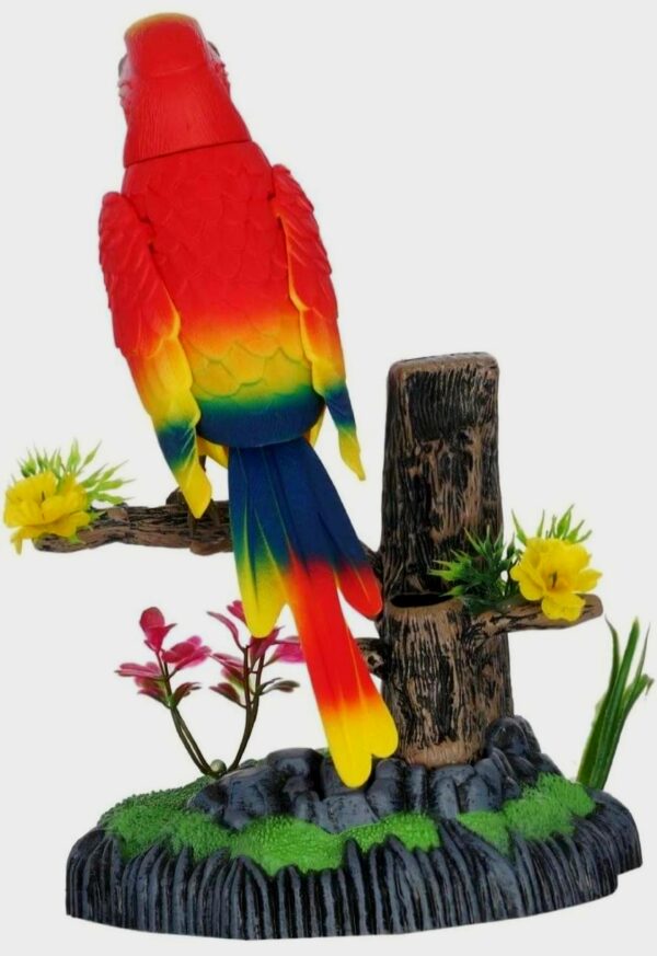 Sound Control Parrot Realistic Moving Bird-Chirping (30cm) - Image 3