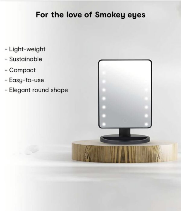 LED Vanity Mirror with Lights – Compact for Perfect Makeup - Image 3