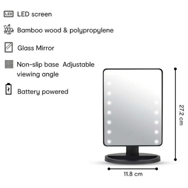LED Vanity Mirror with Lights – Compact for Perfect Makeup - Image 4