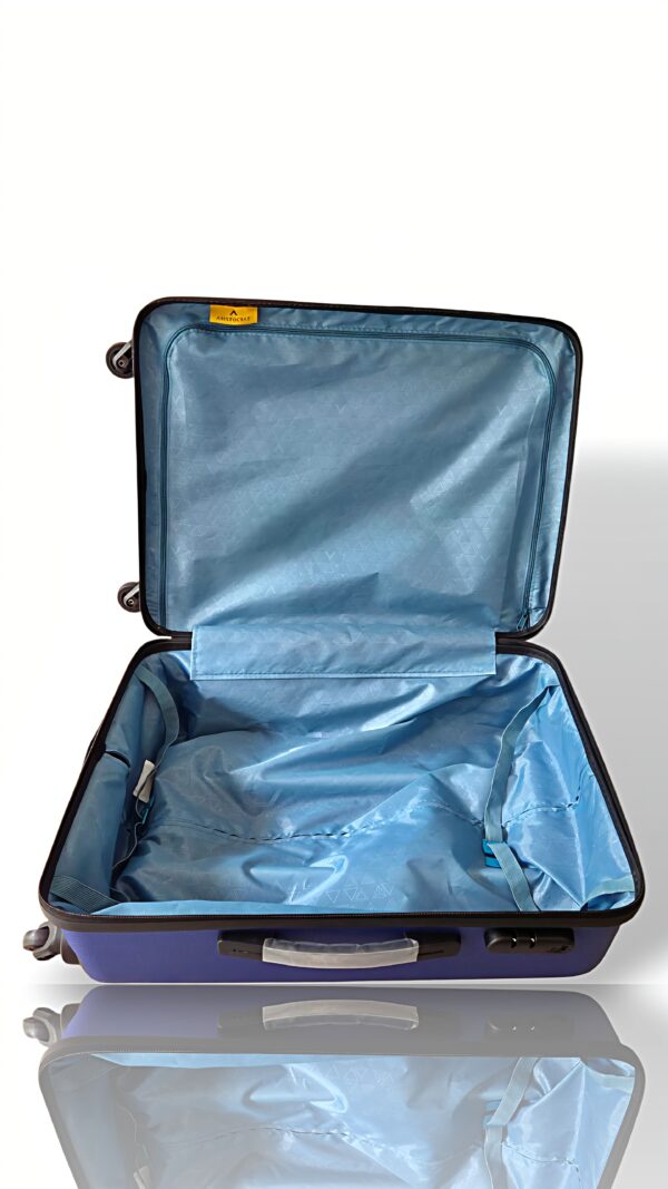 Aristocrat Trolley Luggage 65 cm with 360° Wheels (Blue) - Image 2